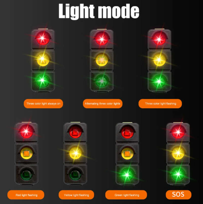 Usb Led Bicycle Tail Light Robot Style