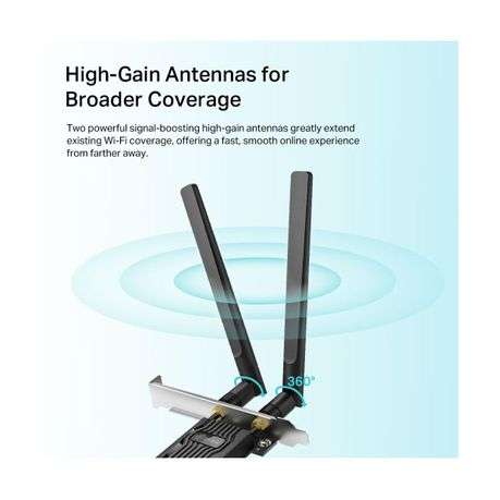 Tp-Link - Archer TX20E AX1800 WiFi 6 Bluetooth 5.2 PCIe Adapter ,Fast, Secure - Tp-Link - Archer ...