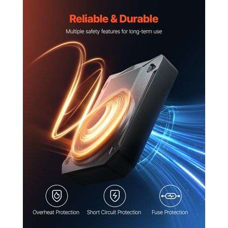 Compact Aluminum Underseat Active Car Subwoofer