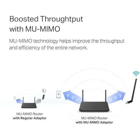 Tp-Link - Archer T3U Plus AC1300 High Gain Wireless Dual-Band USB Adapter - Tp-Link - Archer T3U ...
