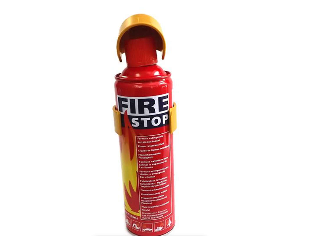 Portable Fire Extinguisher With Holder