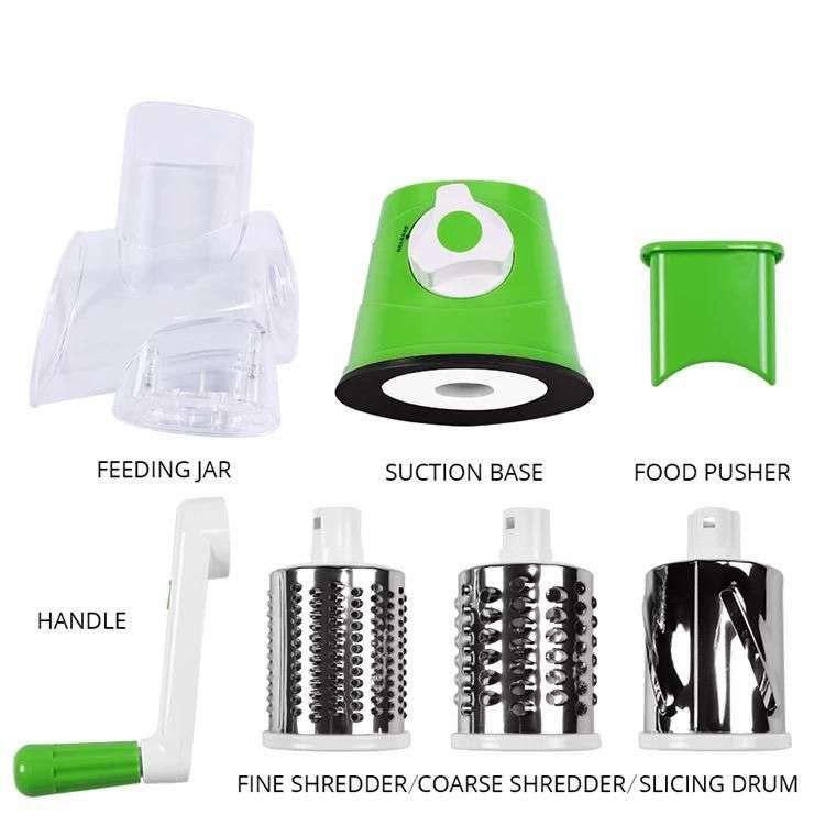 Multifunctional Shredder Tabletop Drum Grater