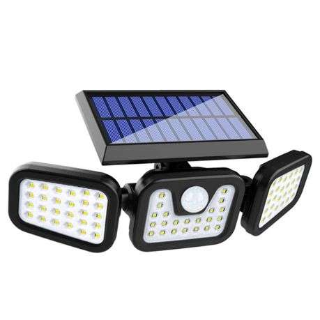 3 HEAD SOLAR WALL LAMP