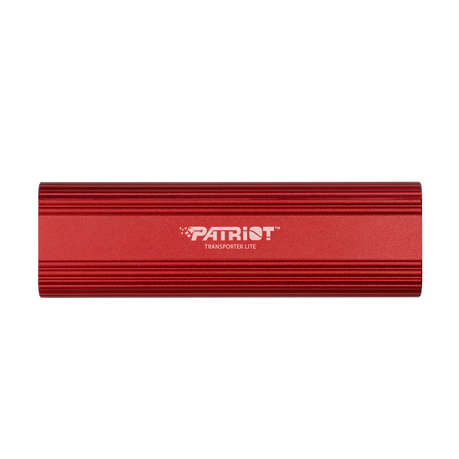 Patriot - Transporter Lite 2TB USB3.2 Type-C External Portable SSD - Red - Patriot - Transporter ...