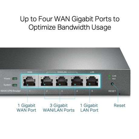 Tp-Link - Safestream Gigabit Multi-Wan Vpn - Tp-Link - Safestream Gigabit Multi-Wan Vpn