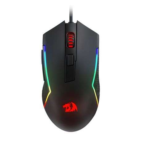 Redragon - Trident 10000DPI 6-Button RGB Gaming Mouse - Black - Redragon - Trident 10000DPI 6-But...
