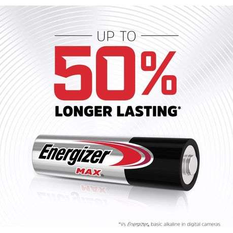 Energizer - 1.5v MAX Alkaline AA Battery Bulk Box of 24 - Energizer - 1.5v MAX Alkaline AA Batter...