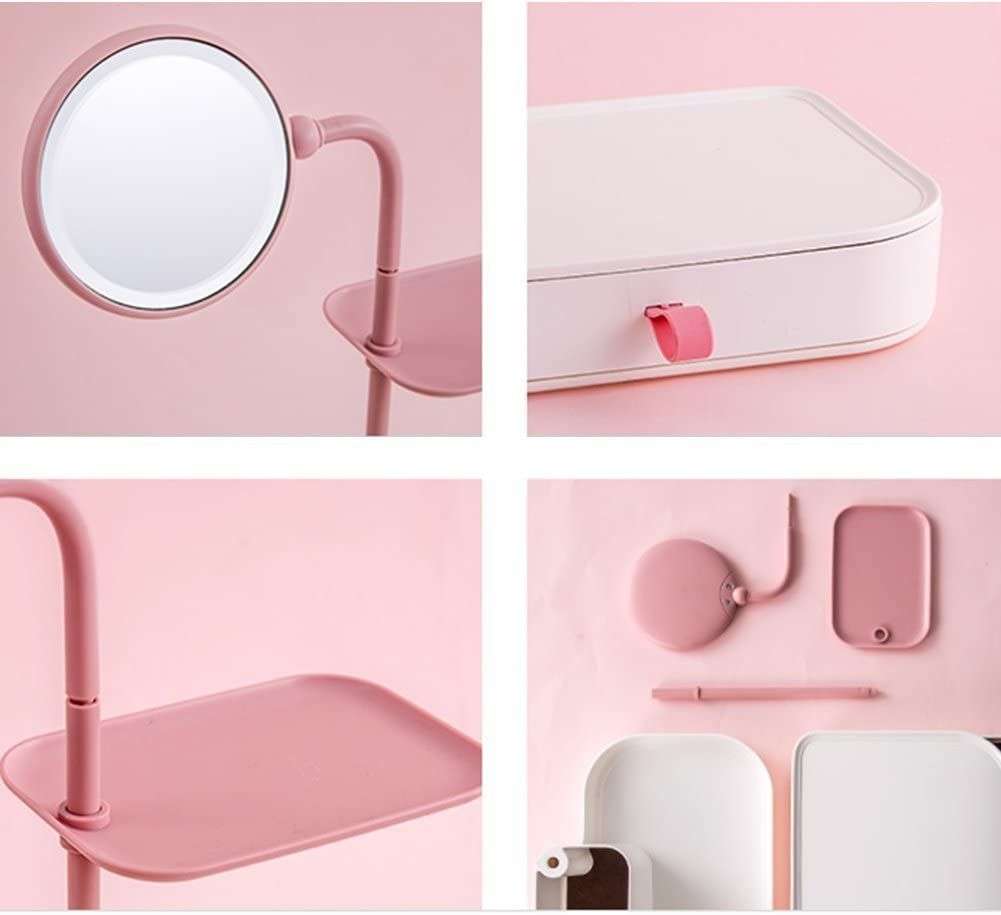 Cosmetic Mirror Actress Tabletop Mirror Cosmetic Storage Box