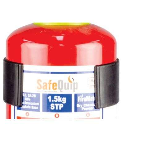 Safequip - 1.5kg Dcp Fire Extinguisher With Bracket - Red - Safequip - 1.5kg Dcp Fire Extinguishe...