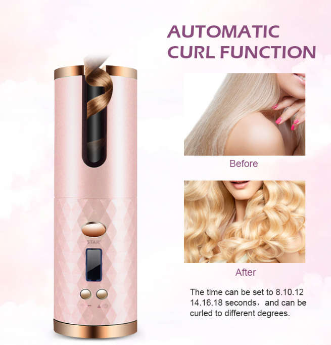 Andowl Automatic Curling Iron, Hair Curling Iron for Hair Styling