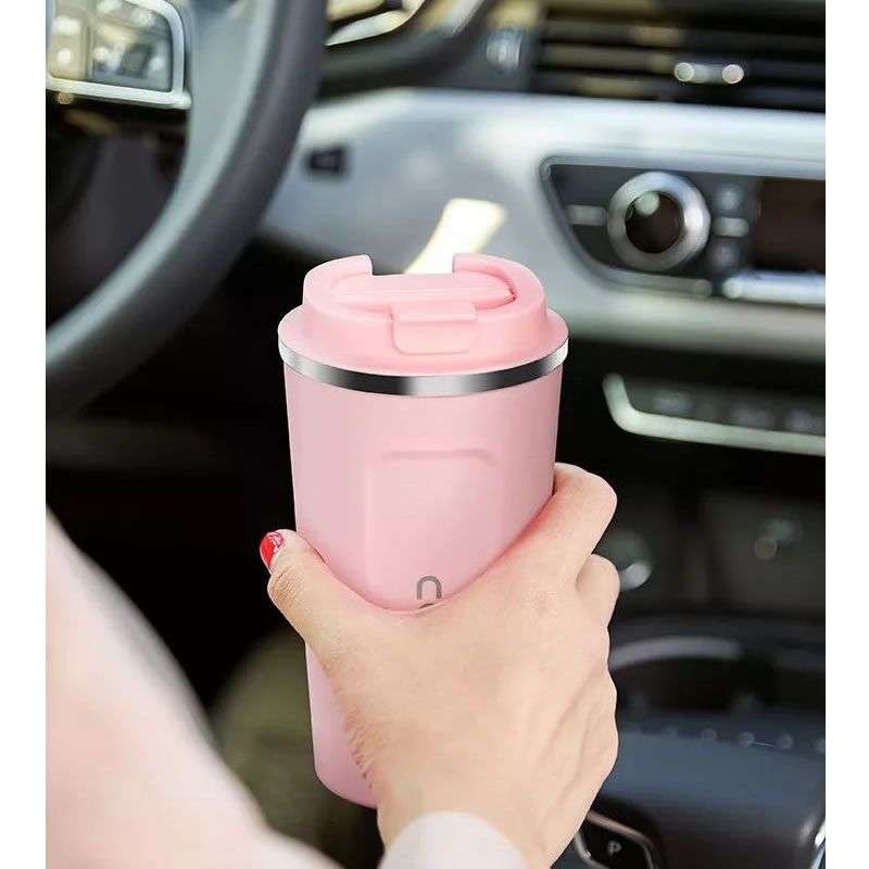 Stainless steel vacuum travel coffee mug - 510ml