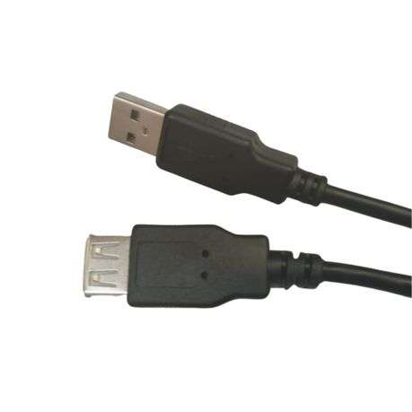 Vcom - Passive USB2.0 Extension Cable (CU202-B)- 1.8m Black Pack of 4 - Vcom - Passive USB2.0 Ext...