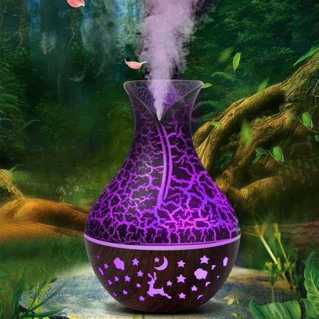 Mini Usb Aroma Diffuser Humidifier With 7 Colour Changing LED