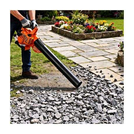 25.4cc 38" 2-Stroke Petrol Power Leaf Blower With Tool & Gloves - 7500Rpm(MINOR DAMAGE)