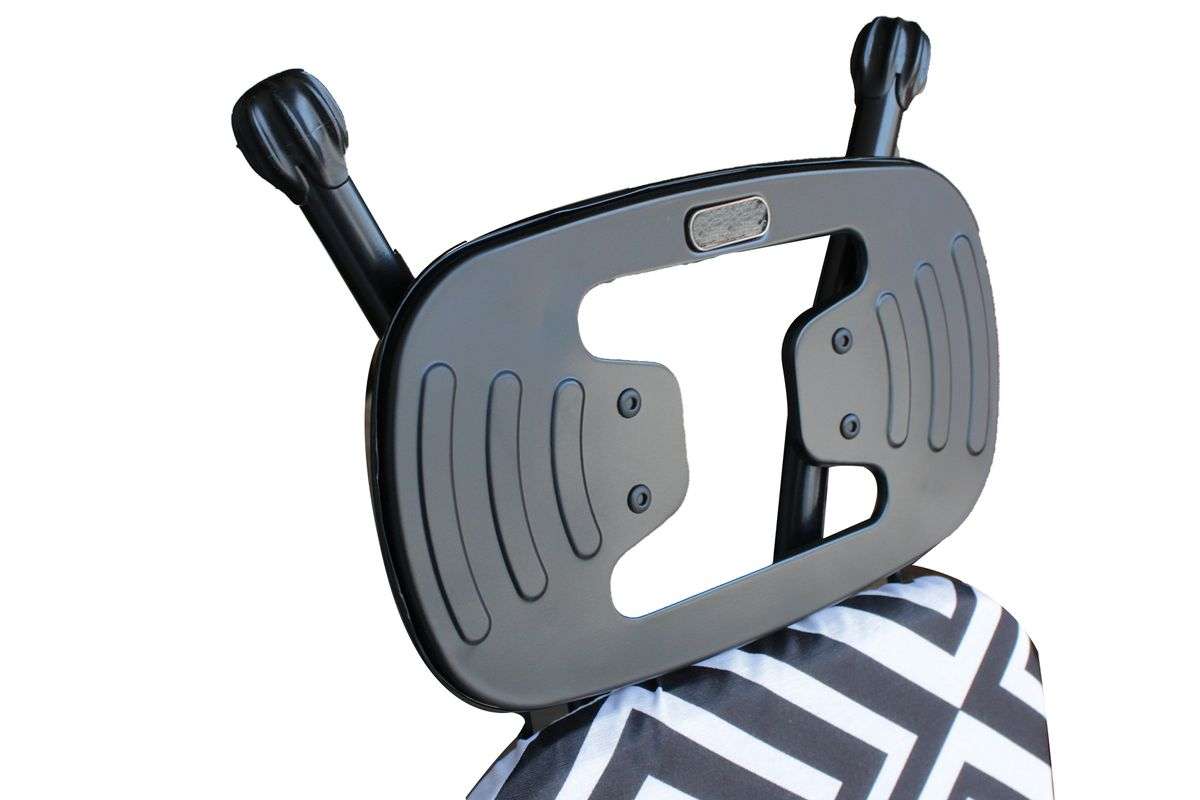 110x33cm Mesh Ironing Board with Safety Iron Rest - Black Squares (PLEASE READ DESCRIPTION)