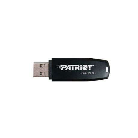 Patriot - Xporter Core 32GB USB3.2 Flash Drive - Black - Patriot - Xporter Core 32GB USB3.2 Flash...