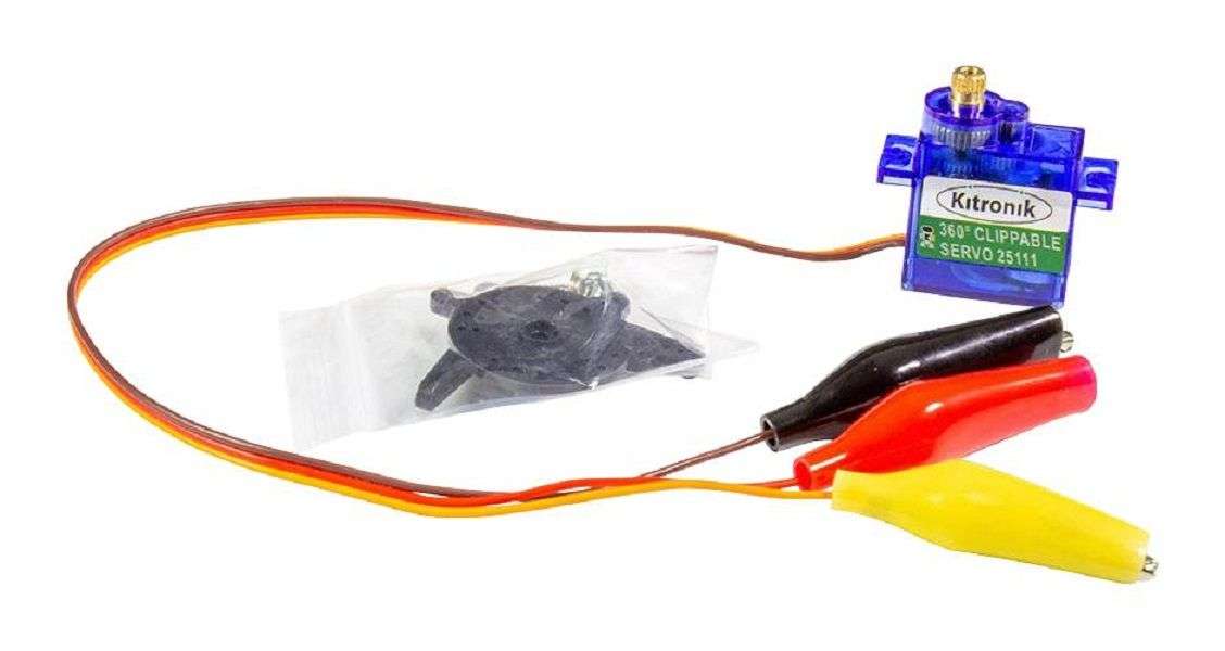 Kitronik (25111) DC Motor, Servomotor, RC Hobby, 100 RPM, BBC micro:bit