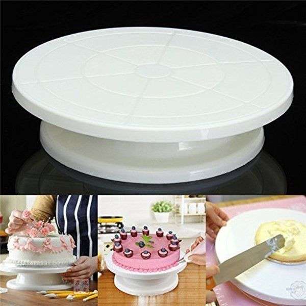 360 Degree Rotating Cake Turntable Stand
