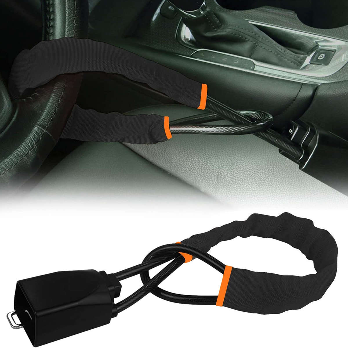 Steering wheel lock anti-theft  device