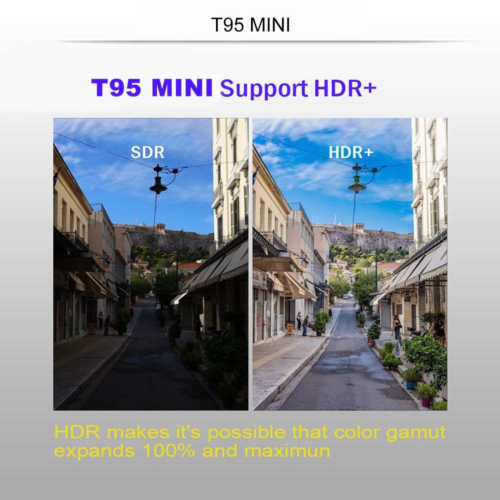 T95Mini (2+16) H6 6K Allwinner TV Box With Backlit Mini Wi-Fi Keyboard combo