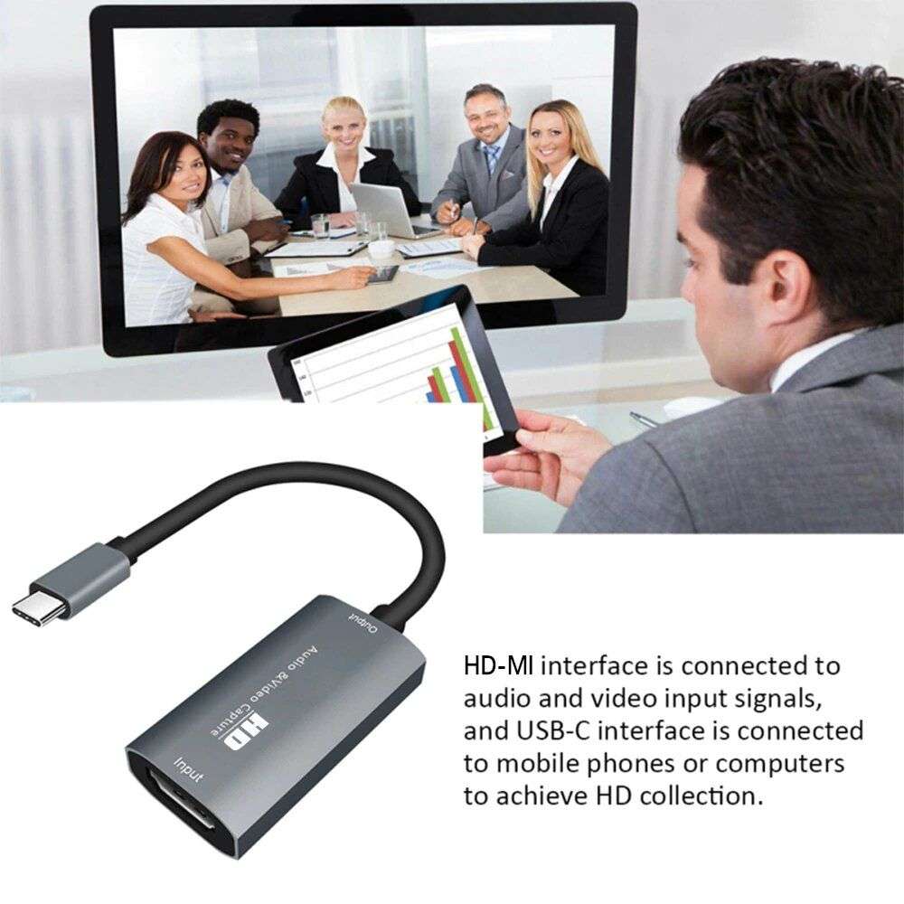 HD 4K HDMI To USB TYPE-C Audio And Video Capture Card