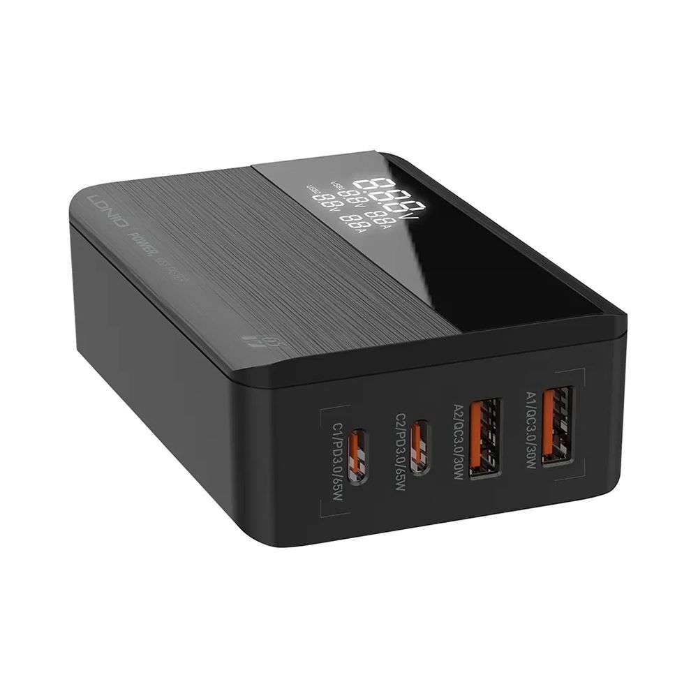 LDNIO PD 65W LED Display Super Fast Charging Desktop Charger