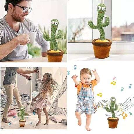 Cactus Toy - Electronic Vibration Dancing Talking Repeat Twisting Singing