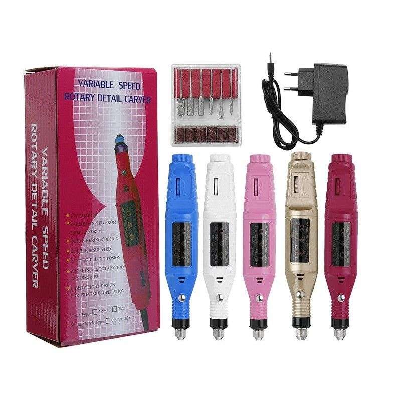 Speed Variable Rotary Detail Carver Pen Shape Nail Art Drill