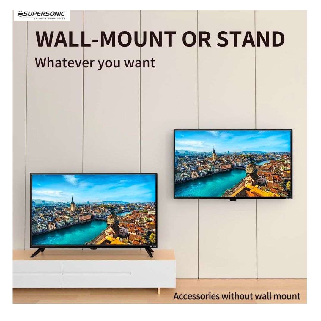 Supersonic 32" HD Ready LED TV with Digital Tuner (DVB-T2) + Dynamic Sound