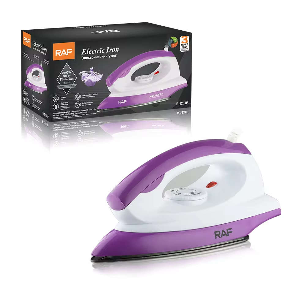 Raf Professional Electric Ceramic Dry Iron For Clothes Laundry