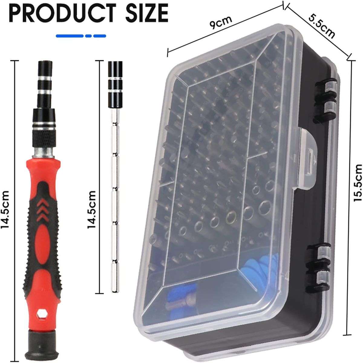 Professional 115-in-1 Precision Screwdriver Set