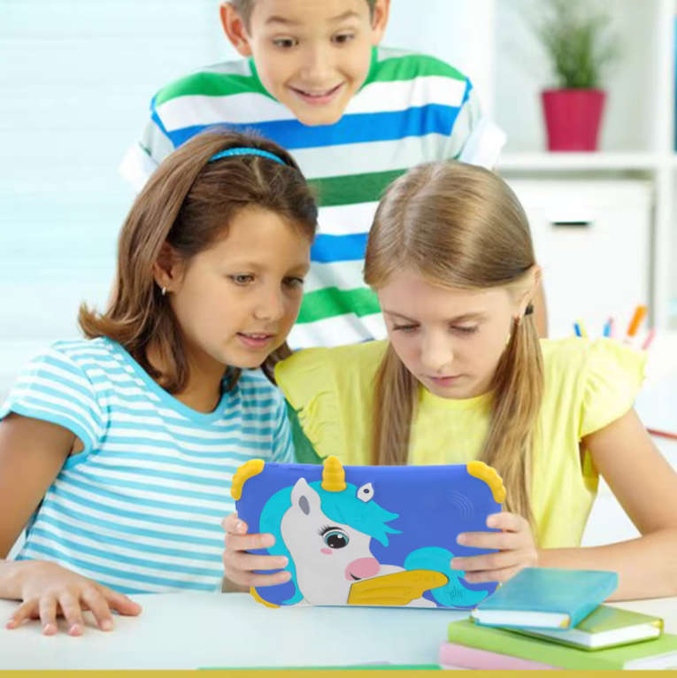 Kids 7" Unicorn Wifi Educational Tablet Kit