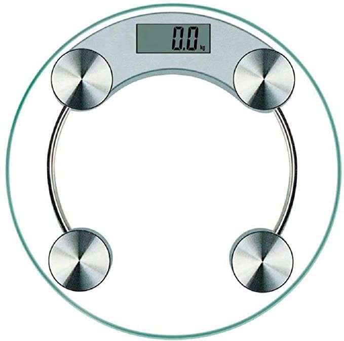 Electronic Personal Body Weight Scale - Glass