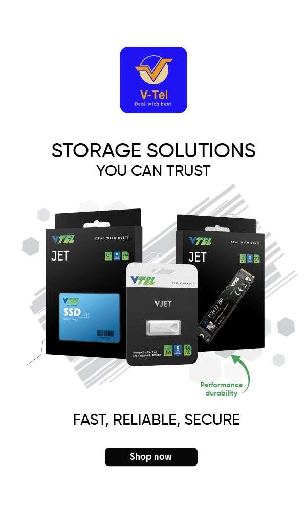 VTEL JET PCIe3.0 NVMe M.2 1TB Internal Solid State Drive (SSD)
