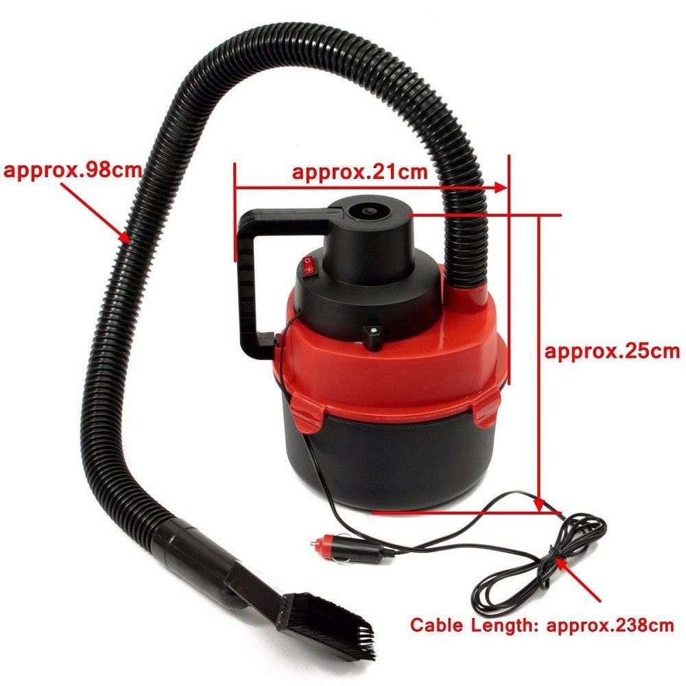Compact Portable Wet/Dry Canister Vacuum Cleaner