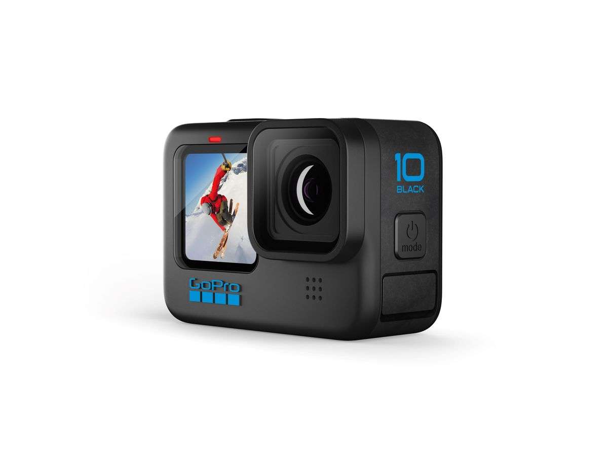 GoPro Hero 10 Black Like New , incl Gopro Shorty and GoPro  Extension Pole