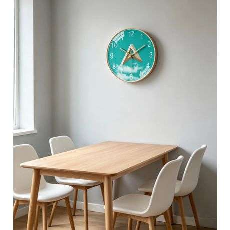 Creative Nordic Modern Wall Clocks Decoration Silent clock Battery Operated - 20cm