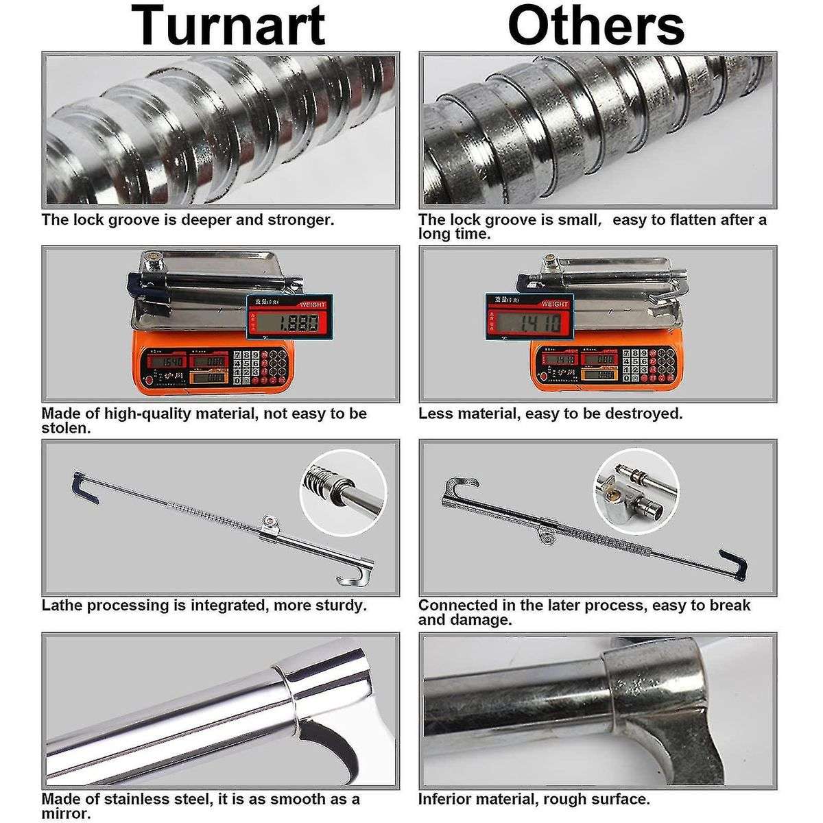 Steering Wheel Lock Bar, Anti-theft Security Pedal Lock