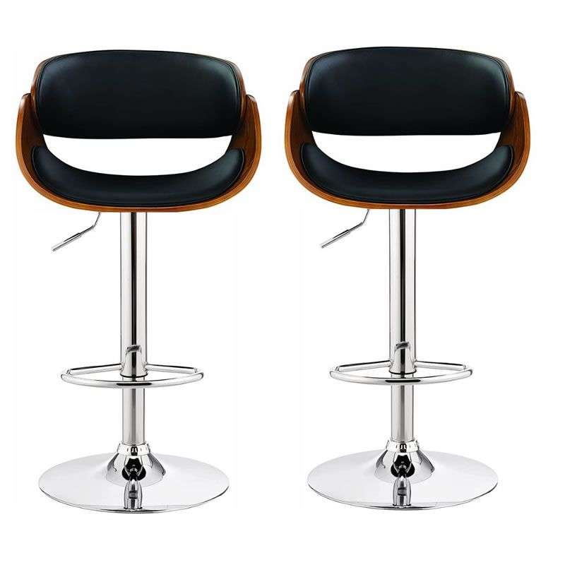 Comfy Vintage Bar Stools - Set of 2