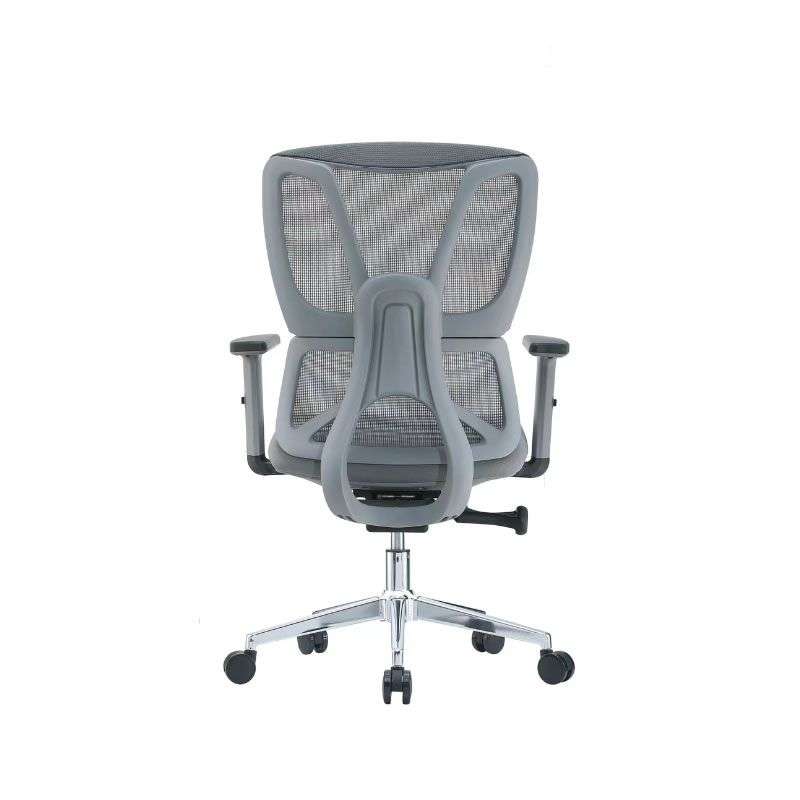 Office Chair - Modern Mesh Adjustable  - Grey Colour-2 pieces