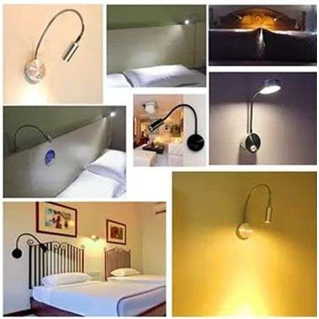 Aluminum Wall Sconce Lamp Create a Relaxing Reading Nook with the Modern Wall-Mounted LED Lamp