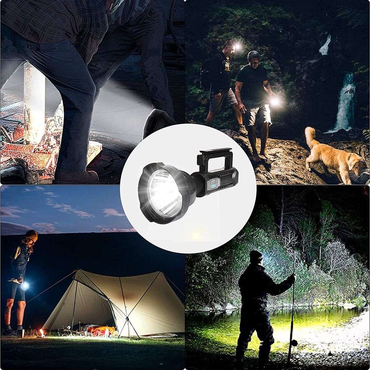 Multifunctional LED Pistol Light with Tripod Stand