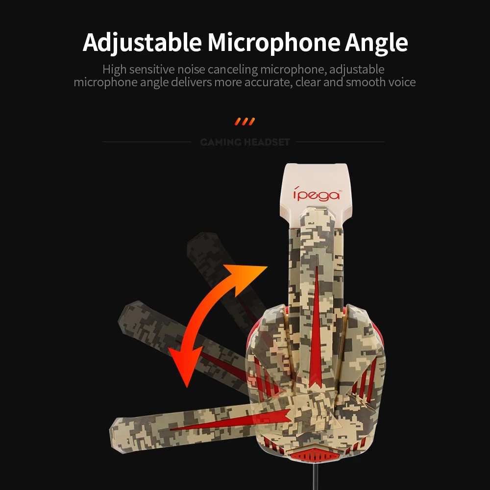 iPega PG-R005 Gaming Headset with Mic for PC Switch PS4 Xbox one