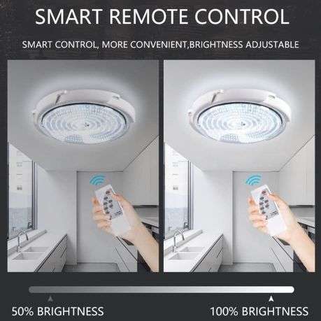 300W Solar Ceiling Light with Remote Control