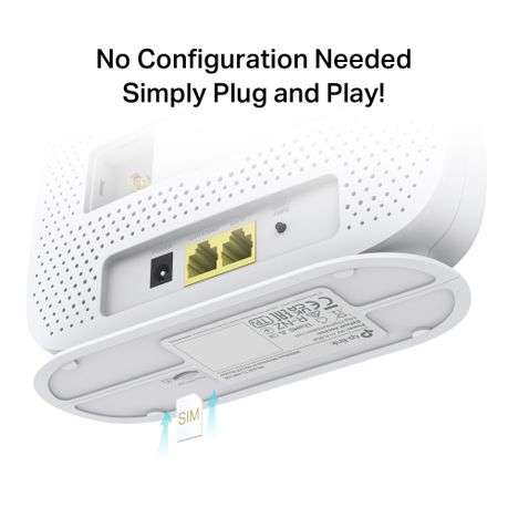 Tp-Link - 300Mbps TL-MR105 Wireless N 4G LTE Router support SIM card - Tp-Link - 300Mbps TL-MR105...