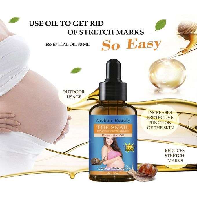 Snail Extract Stretch Mark, Cellulite, Scar Remover Essential Oil 30ml