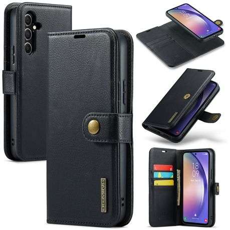 Detachable leather wallet case for Samsung iPhone Huawei