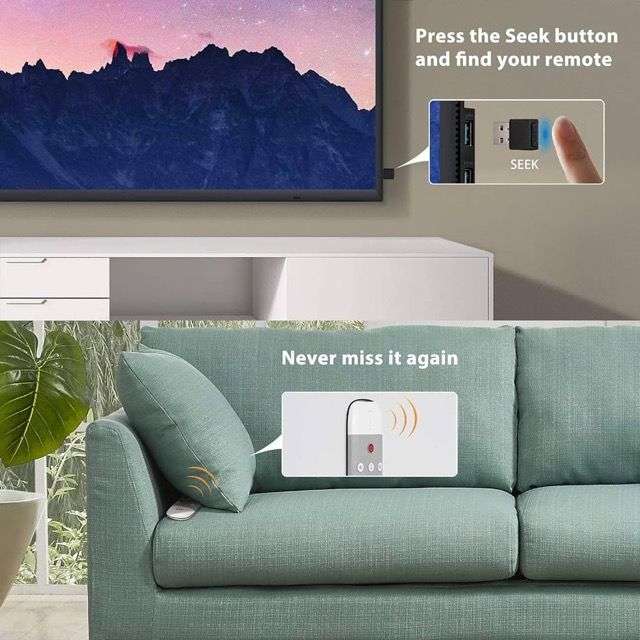 Stylish Universal Air Remote Control Air Mouse Remote with Blacklight for TV Box or TV