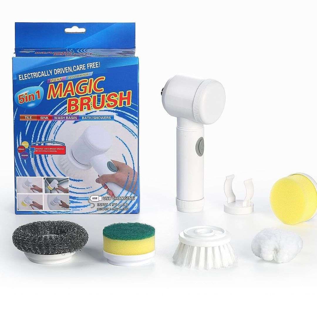 Motorized Cleaning Brush Kit