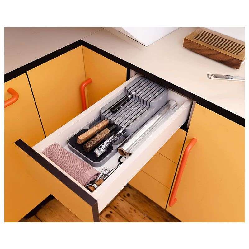 2 Tier Kitchen Knife Tray Organizer